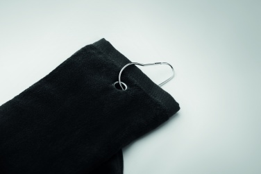 Logo trade promotional products image of: Cotton golf towel with hanger